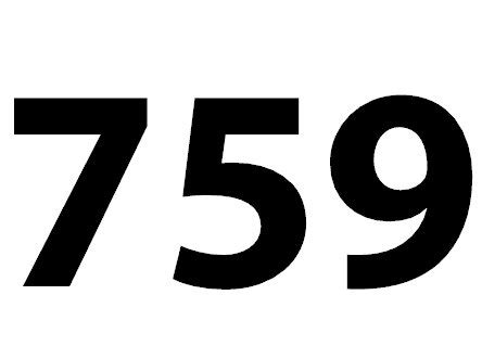 QUE SIGNIFICA EL NÚMERO 759 - Significado de los Números