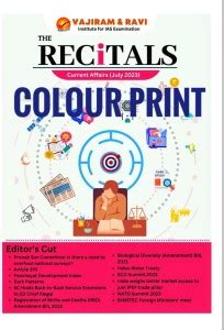 VAJIRAM & RAVI Current Affairs JULY 2023 (Colour Print) For UPSC, All ...