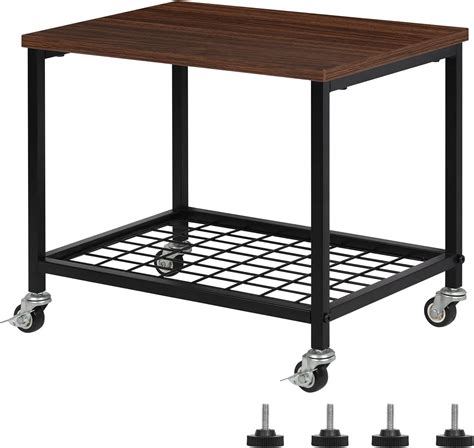 Buy Printer Stand 2 Tier Printer Cart Industrial Printer Holder Under ...