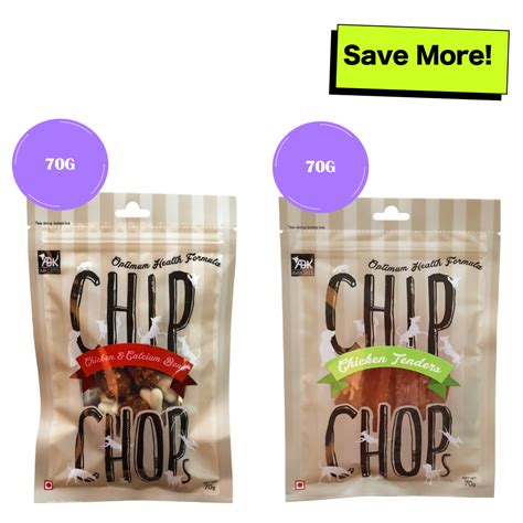 Buy Chip Chops Chicken & Calcium and Chicken Tenders Bone Dog Treats ...