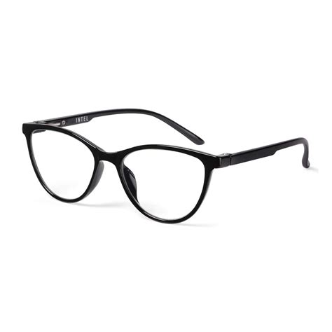 Intellilens® Cat Eye Blue Cut Computer Glasses for Women | Zero ...