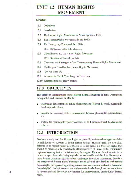 Civil Rights Movement in India: Historical Perspectives and Challenges ...