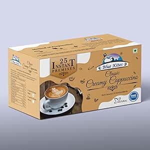 BLUEKITES Classic Creamy Cappachino Premix 25 sachets(14gm each ...