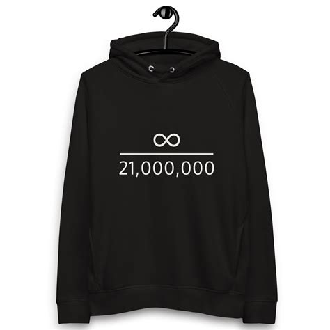 Infinity Divided by 21 Mio Bitcoin Men's Organic Pullover Hoodie ...