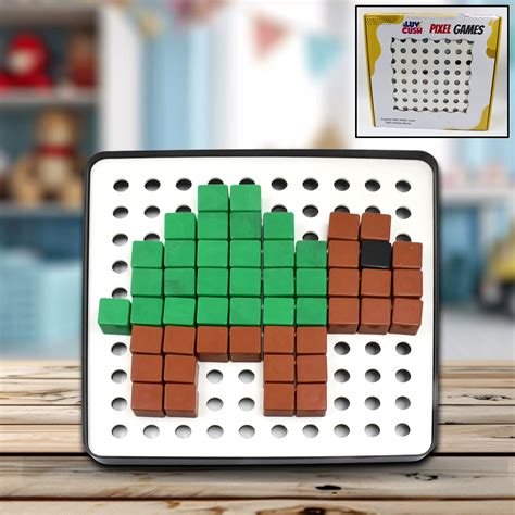 Pixel Cubes Toy for Children Early Education, Pixel Game Educational B ...