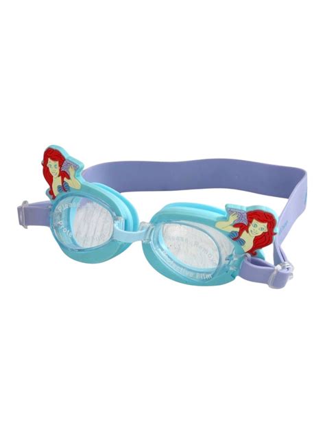 Yellow Bee Disney Ariel Swimming Goggles – Blue, 3D Mermaid Design ...