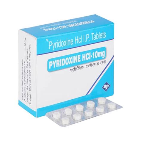 Pyridoxine 50 MG Tablet (10): Uses, Side Effects, Price & Dosage ...