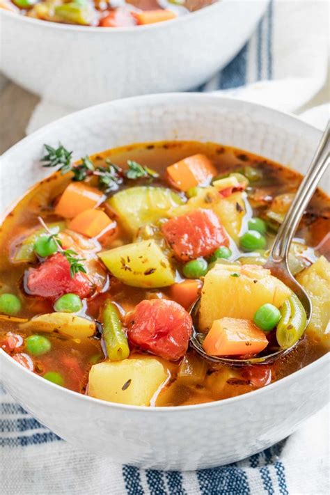 Garden Vegetable Soup - Healthy Seasonal Recipes