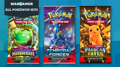 All Pokémon sets in order of release