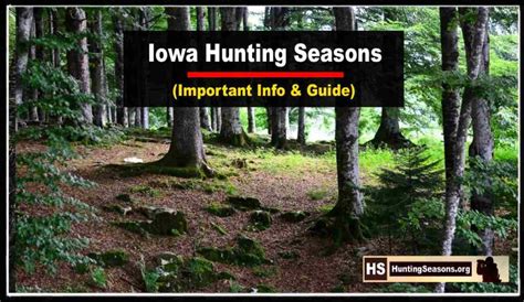 Iowa Hunting Seasons 2025 [Latest Updates!]