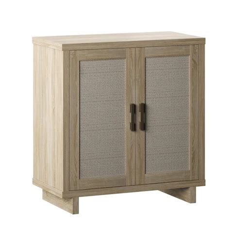Buy Bishop Oak Accent Cabinet With Linen Door at Ubuy India