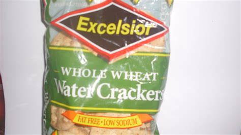 Buy Excelsior Jamaican whole wheat Water Crackers, 5.04oz (Pack of 12 ...
