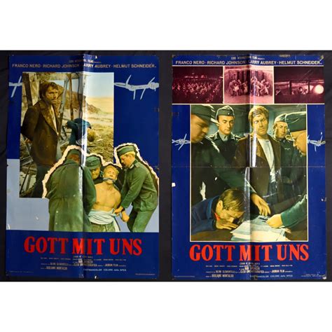 manifesti GOTT MIT UNS DIO E' CON NOI Bud Spencer Franco Nero fascismo S02