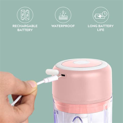 Electric Chopper 250 ML - Wireless - 3 Blades | Homepuff