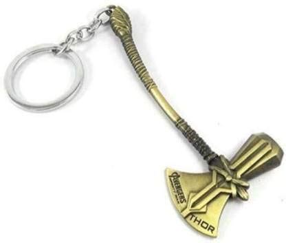 CYOC Brass Axe Avengers Infinity War Thor Axe Avengers Keyring for ...
