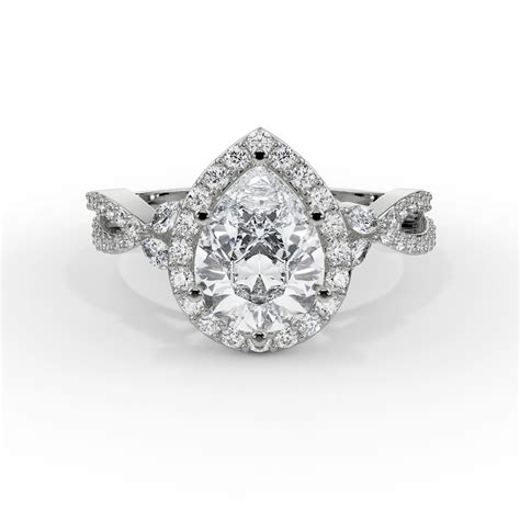 Buy Yasmine Marquise Lab Diamond Engagement Ring Online – Emori
