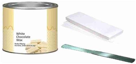 Glamezone White Chocolate Wax (MILKY)For All Type Skin+ 50 Wax Strips+ ...