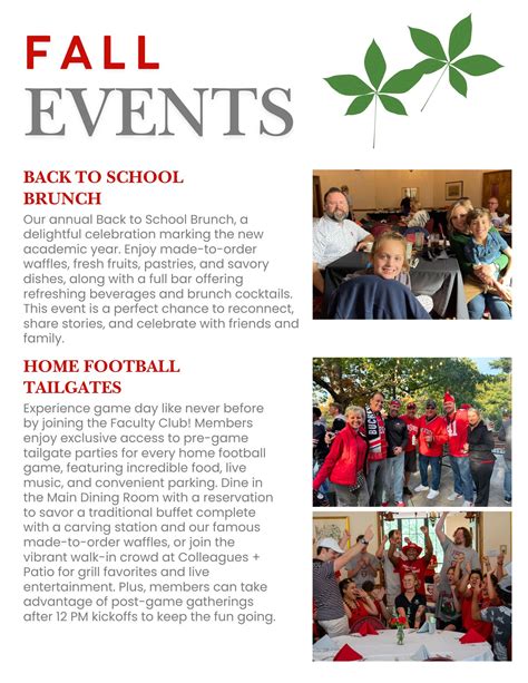 Club Events - The Ohio State University Faculty Club