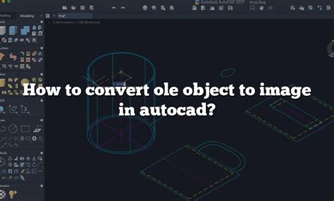 Image result for How to Image Make an OLE Object AutoCAD