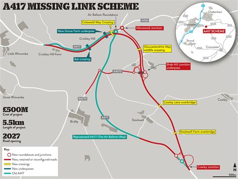 A417 Missing Link scheme works with the landscape to fit naturally into ...