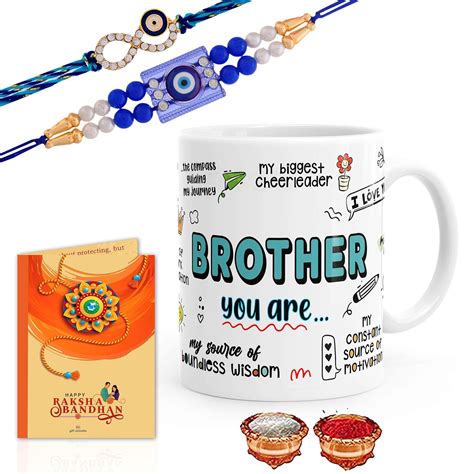 Buy Gift Arcadia Rakhi with Mug Gift for Brother Bhaiya, Rakhi Mug ...
