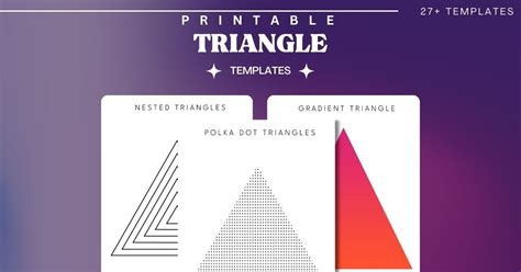 Image result for Large Triangle Template