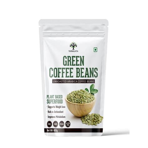 Vanalaya Green Coffee Bean Unroasted Arabica (400g) – Kreate