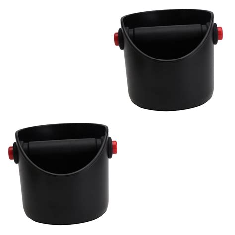 Cabilock 2 pcs coffee grounds bucket espresso dump bin coffee knock bin ...
