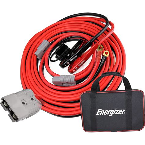Buy Energizer Jumper Cables, 30 feet, 1 Gauge, 800A, Booster Battery ...