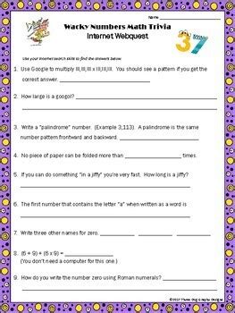 Wacky Webquest Worksheets Bundle - Set of 8 Engaging Reading Research ...