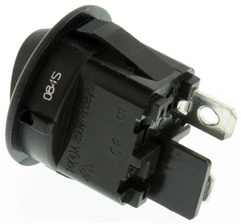 RRA22H3EBBNN ZF | ZF SPST, On-Off Rocker Switch Panel Mount | 706-4360 | RS