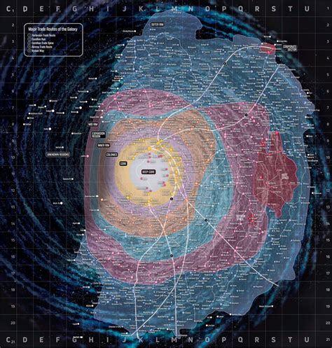 The Official Map of the Star Wars Galaxy