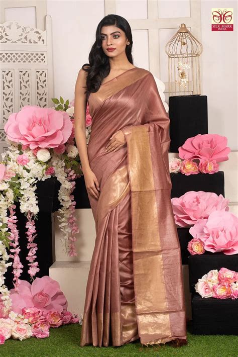 Shop Tussar Muga Silk Sarees Online At Best Price | Linen World