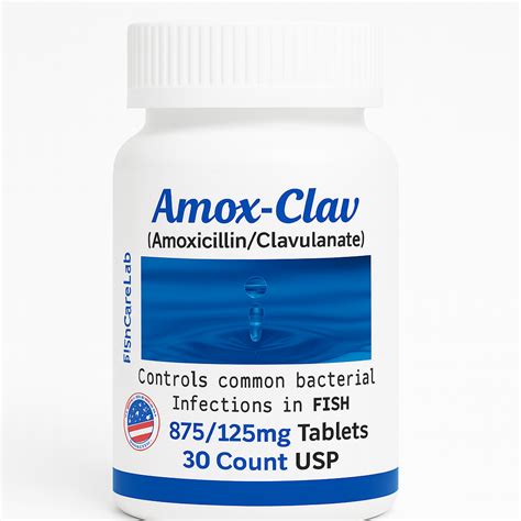 Fish Amoxicillin Clavulanate – 875/125mg | 30 Tablets – Thomas labs ...