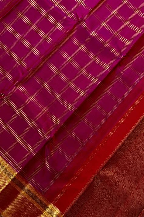 Palam Silks | Traditional Kanchipurams | Deep Magenta Pink Kanchipuram ...