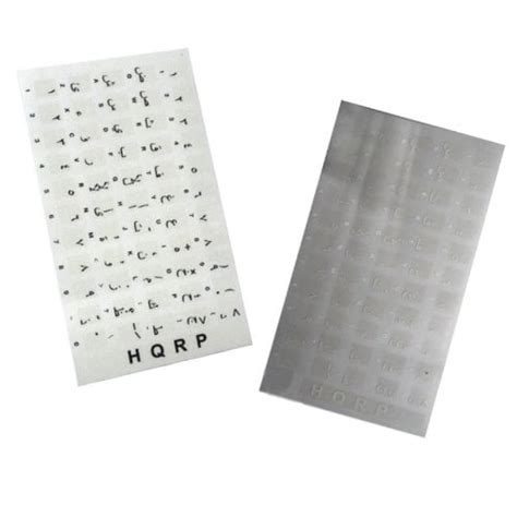 HQRP SET: Arabic Transparent Keyboard Stickers with | Ubuy India