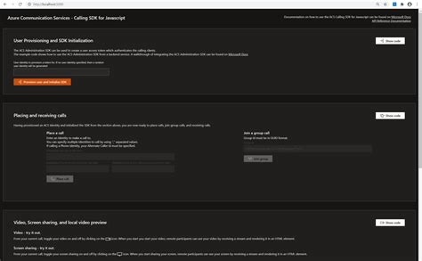 GitHub - Azure-Samples/communication-services-web-calling-hero: Hero sample to showcase web calling Minimalist