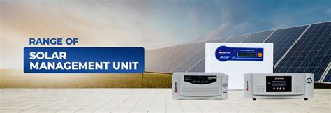 Smart Solar Management Units (SMU) for Inverters | Microtek