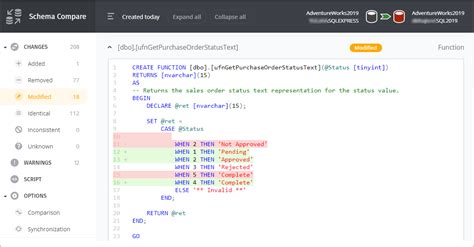 Image result for Diff Report in SQL Developer