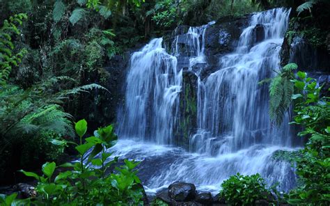 Waterfall Nature Wallpapers - Top Free Waterfall Nature Backgrounds ...
