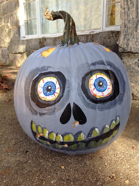 31 Scary Halloween Painted Pumpkin Ideas » Lady Decluttered