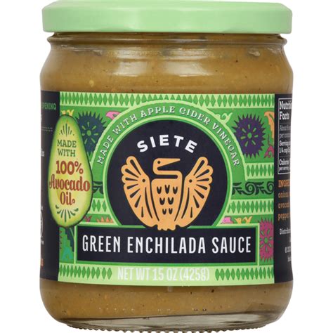 Siete Enchilada Sauce, Green (15 oz) Delivery or Pickup Near Me - Instacart