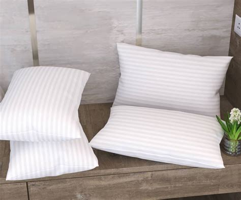 Flipkart SmartBuy Polyester Fibre Stripes Sleeping Pillow Pack of 4 ...