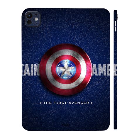Apple iPad Pro 11 M5 2025 Captain America Shield Movies Tablet Skins