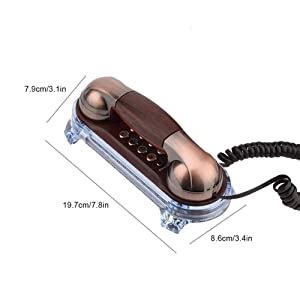 Prachit Corded Landline Telephone KX-T777 Phone LAN Wire Intercom ...