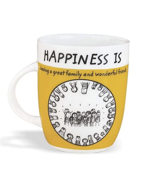 Buy Clay Craft - Happiness Is, Wonderful Friends Bone China Milk Mug ...