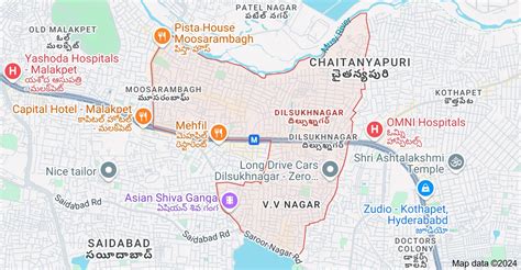 Dilsukhnagar, Hyderabad - Map, Pin Code, & Property Rates 2025