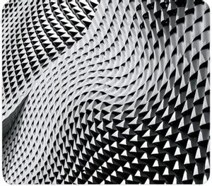 ADITI Designs Black whithe dot dot pattern Non Slip Base Mousepad ...