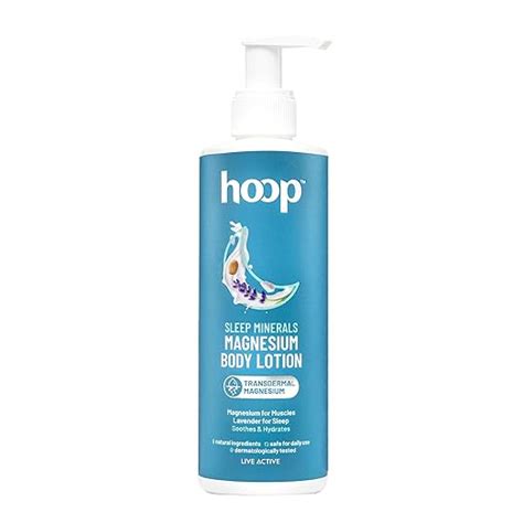 hoop Magnesium Sleep Body Lotion | Topical Magnesium Chloride ...