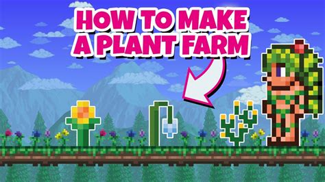 How to make a Plant Farm in Terraria - YouTube